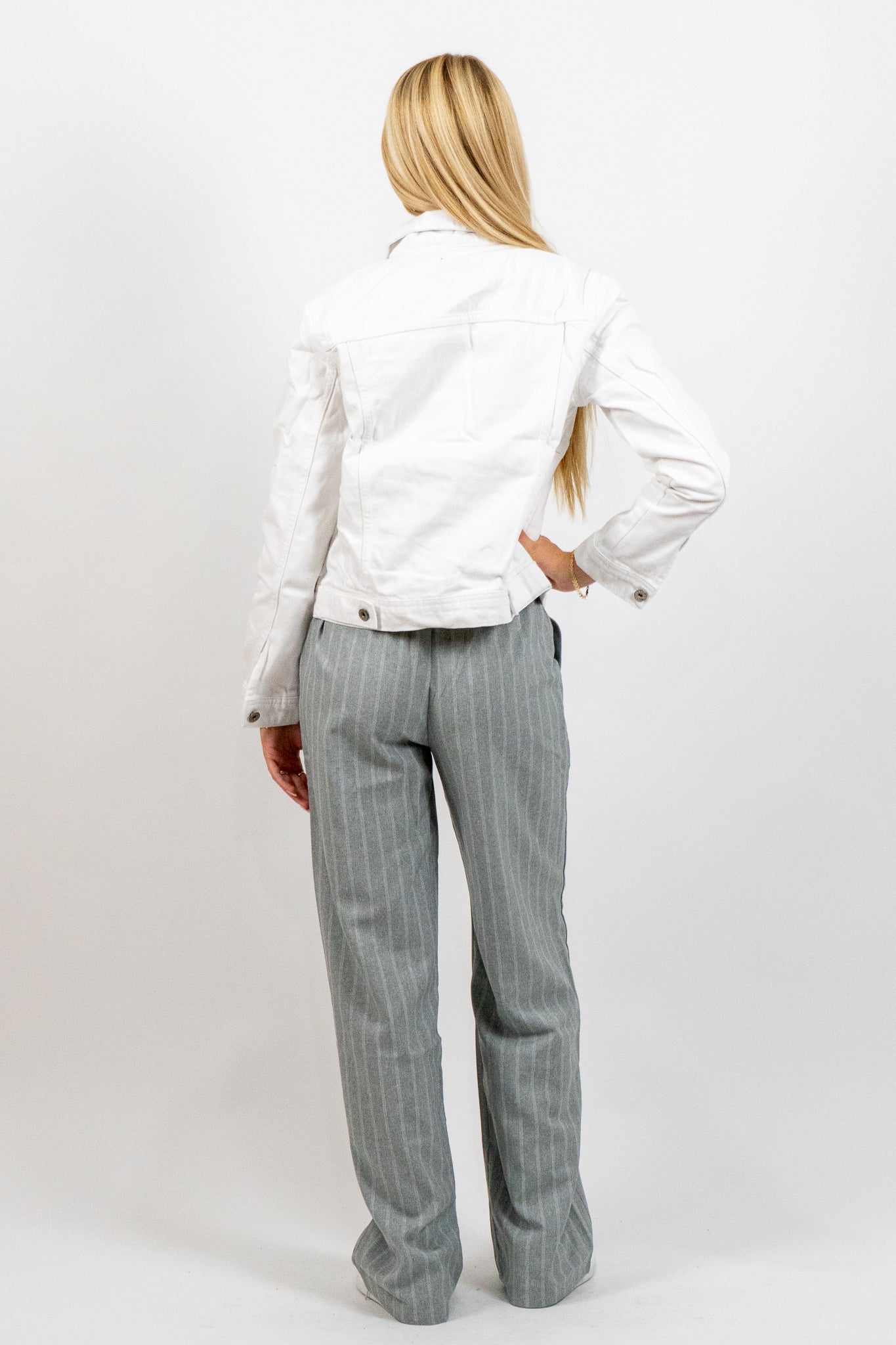 Aveline - Λευκό Denim Jacket