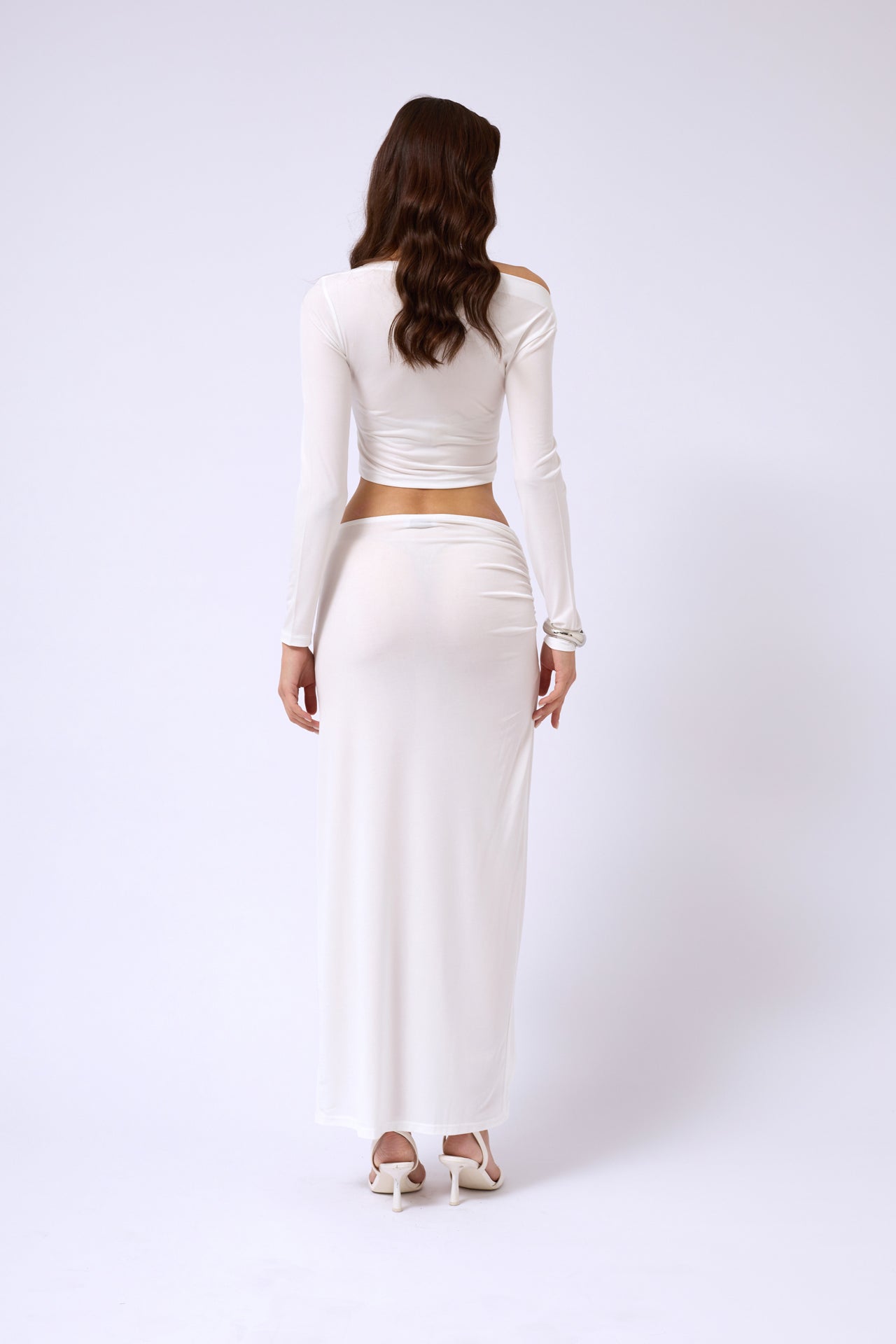 Celestine – Λευκή Crop Μπλούζα