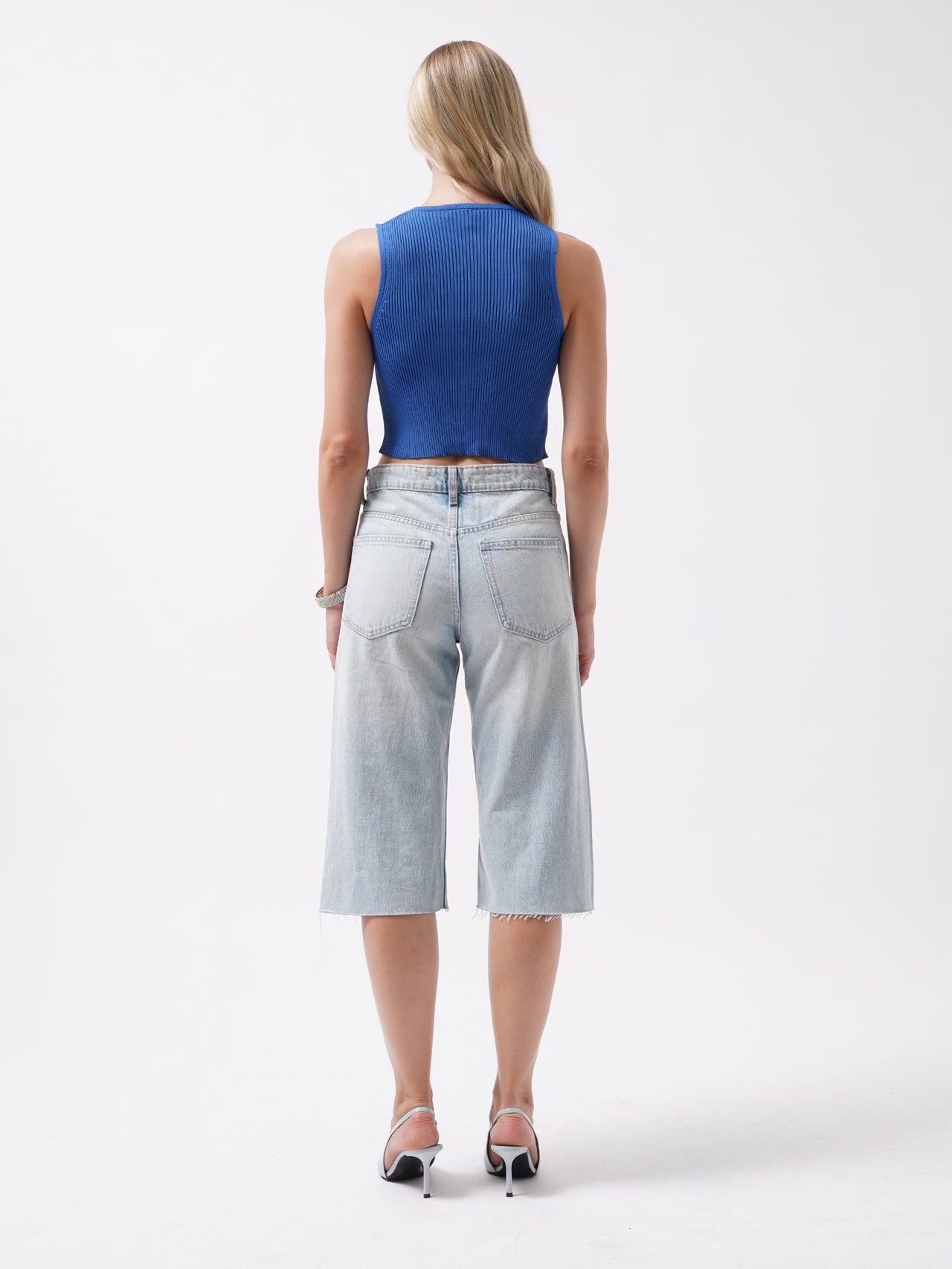 Caelia Saxe - Rib Τοπ με Στρας Κορδόνι