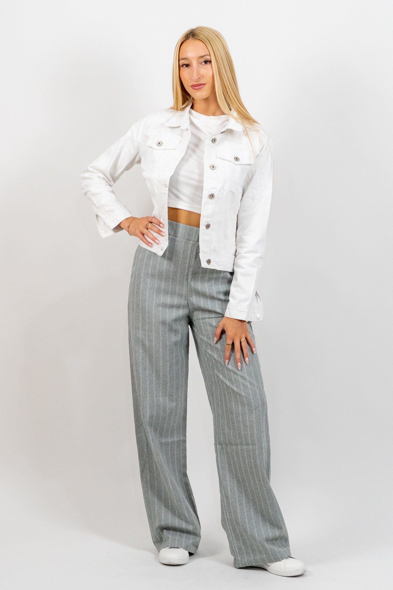 Aveline - Λευκό Denim Jacket