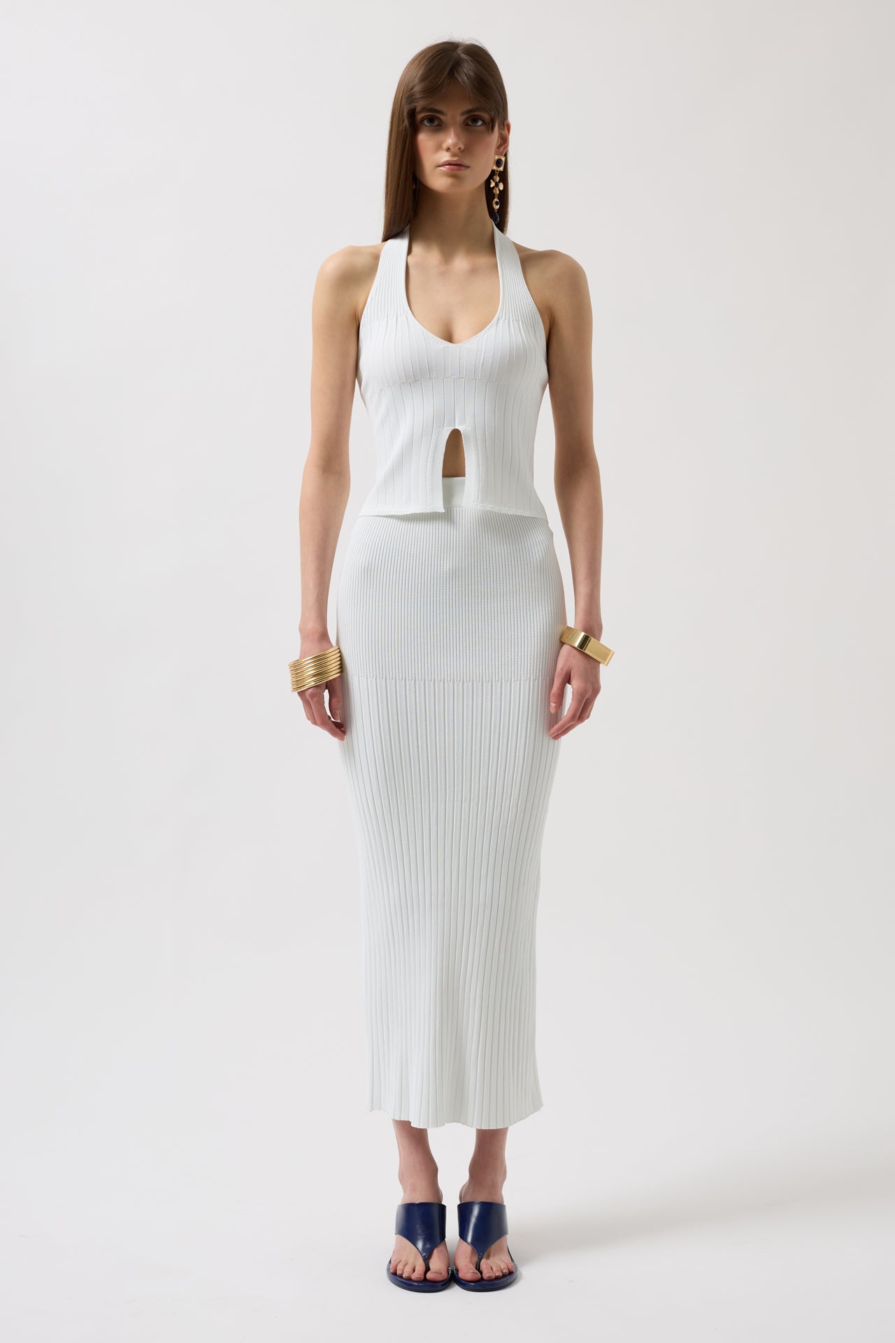 Aerine U – Ριπ Halter Τοπ με U Λαιμόκοψη | Refined Clothing