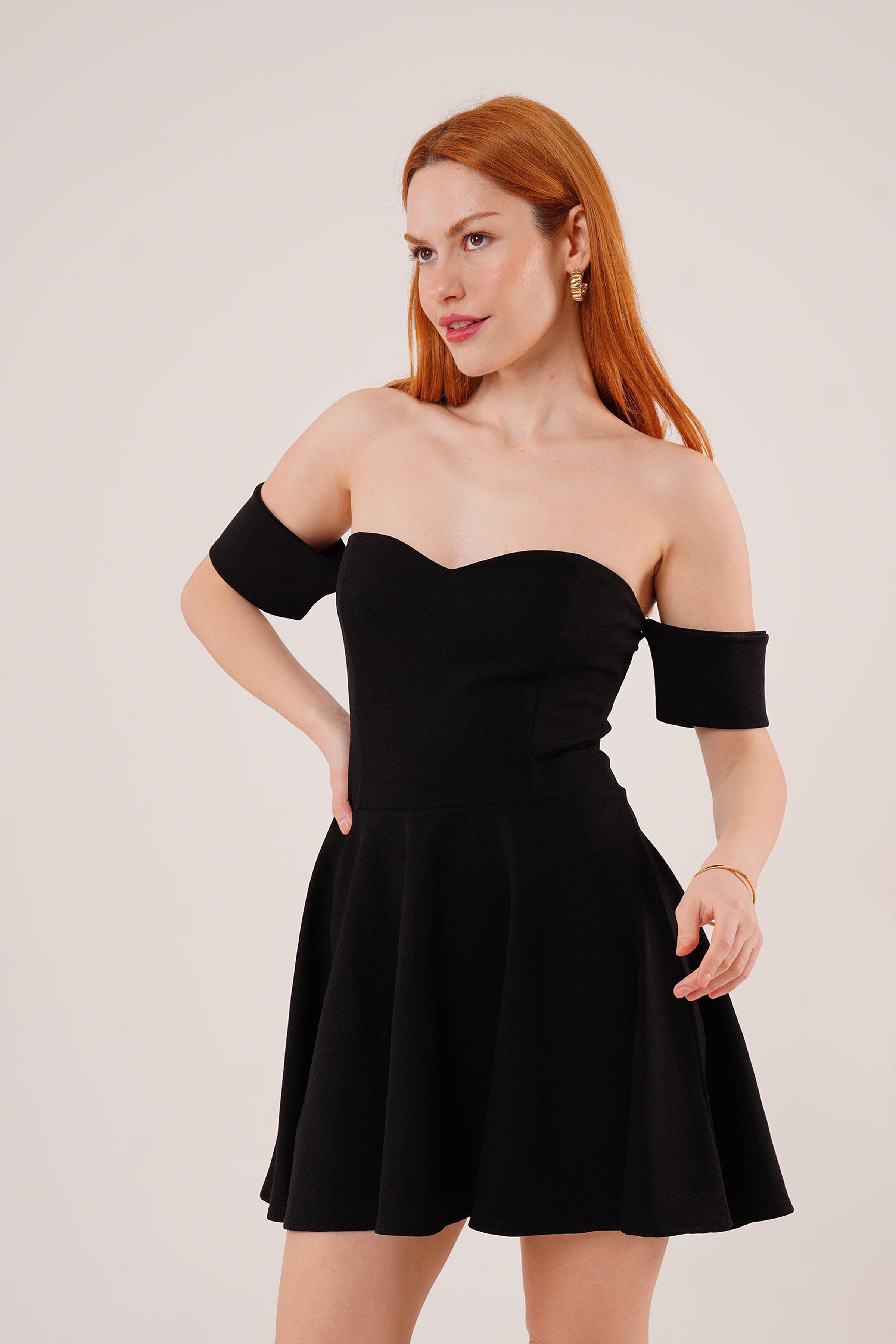 Selvanea – Off Shoulder Μίνι Φόρεμα | Refined Clothing